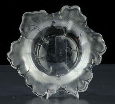 Coppa Polilobata in Cristallo Lalique
