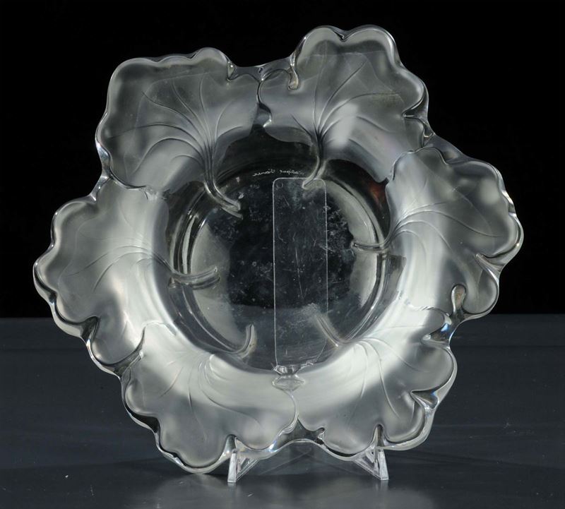Coppa polilobata in cristallo Lalique  - Asta Antiquariato e Dipinti Antichi - Cambi Casa d'Aste