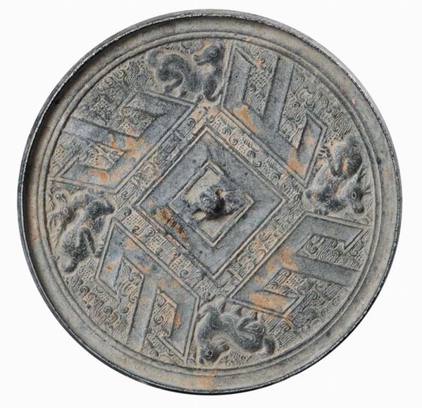 Specchio  riferibile dinastia Stati combattenti (475-221 a.C.)