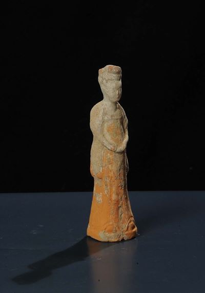 Personaggio Tombale in Terracotta, Dinastia Tang (618-907)