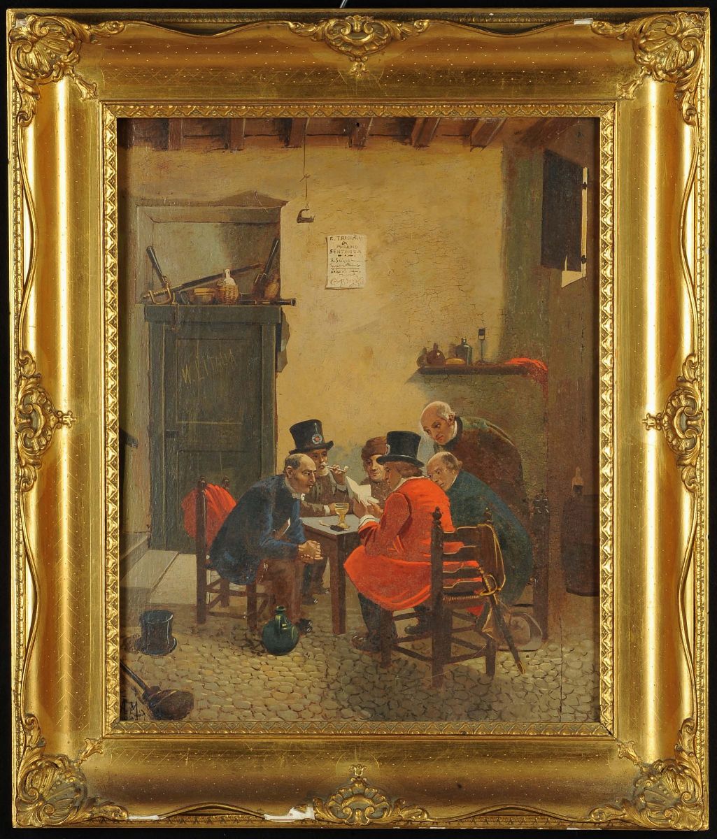 Anonimo della Fine del XIX Secolointerno a Tema Risorgimentale, 1851