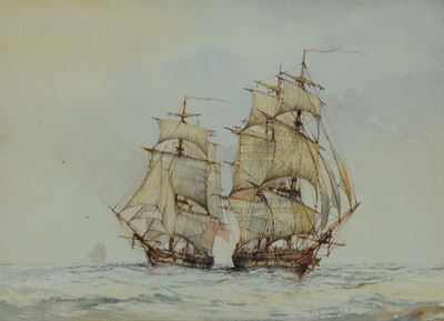 Terry Culpan (XX Secolo)sailing in Company, 1977