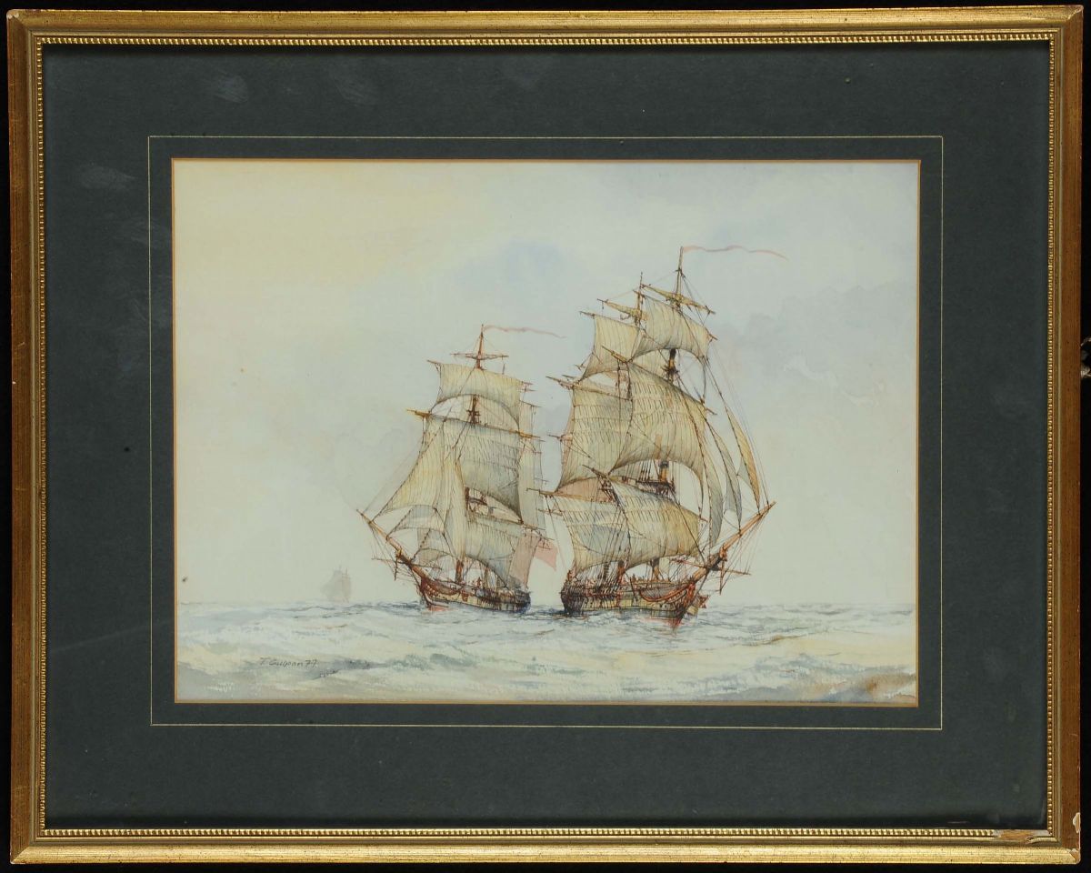 Terry Culpan (XX Secolo)sailing in Company, 1977