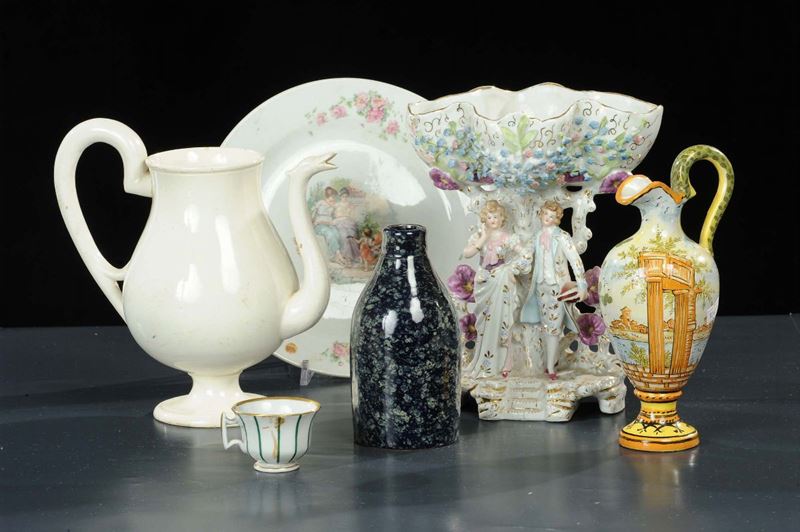 Lotto di oggetti in ceramica  - Asta Antiquariato e Dipinti Antichi - Cambi Casa d'Aste