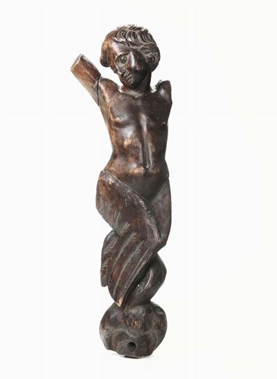 Polena in Legno Intagliato, XIX Secolo