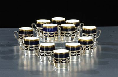Dodici Tazzine Stile Impero