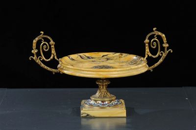 Alzata in Marmo Giallo, XIX Secolo