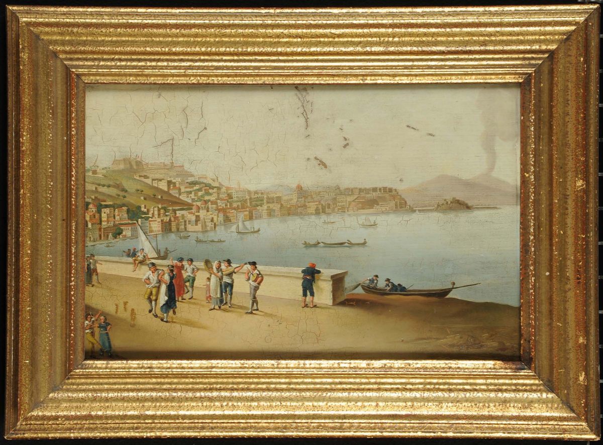 Anonimo del XIX Secoloveduta di Napoli