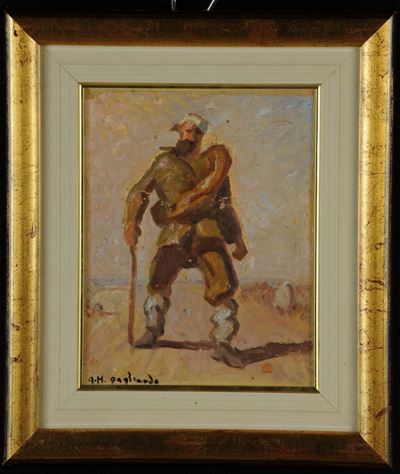 Alberto Helios Gagliardo (1893-1987), Attribuito Aritratto di Uomo