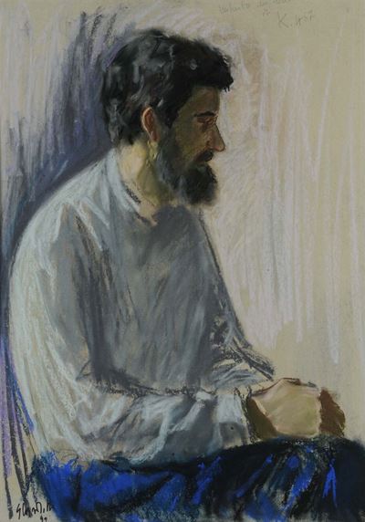 Giuseppe Cardillo (1927)ritratto di Uomo con Barba, 1999