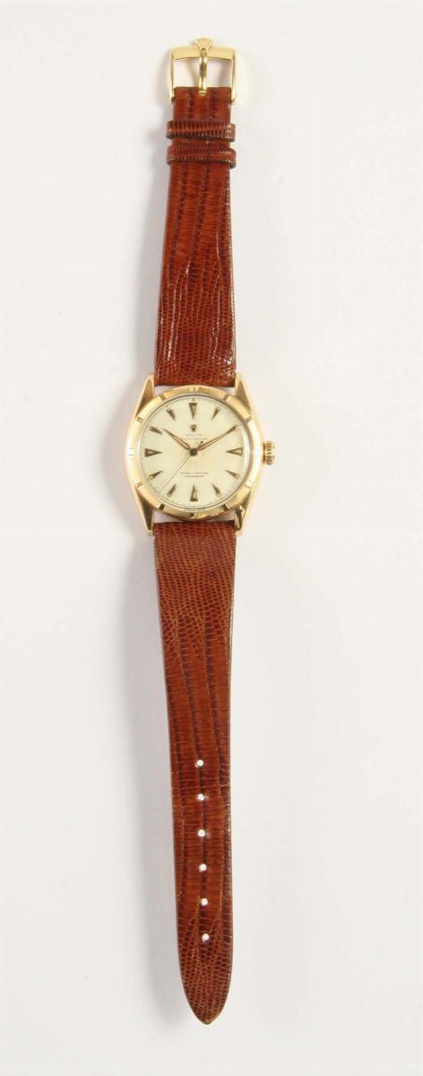 Rolex Oyster Perpetual, orolologio da polso. Anni '40-'50  - Asta Argenti e Gioielli Antichi e Contemporanei - Cambi Casa d'Aste