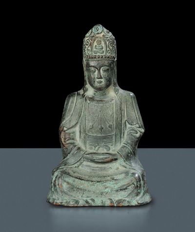 Buddha in Bronzo, Cina XII-XIII Secolo