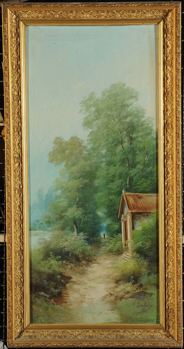 Henry Markò (1855-1921)la Cappella sul Lago