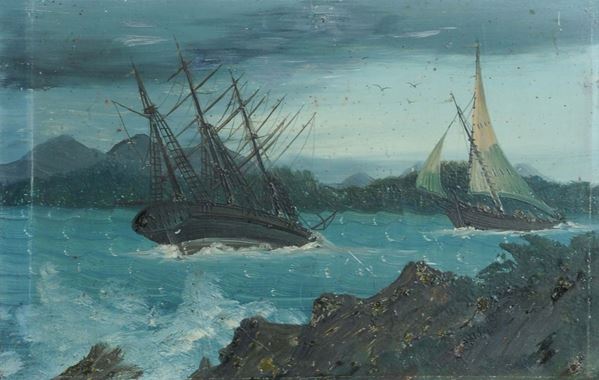 Anonimo del XIX secolo Vedute marinare