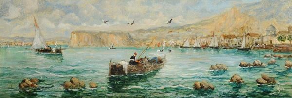 Francis Turri (XX secolo) Pescatori