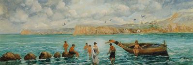 Francis Turri (XX Secolo)bagnanti
