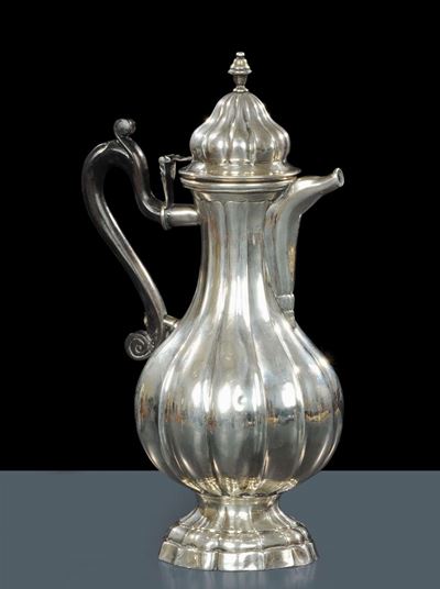 Caffettiera in Argento, Venezia 1780-1790