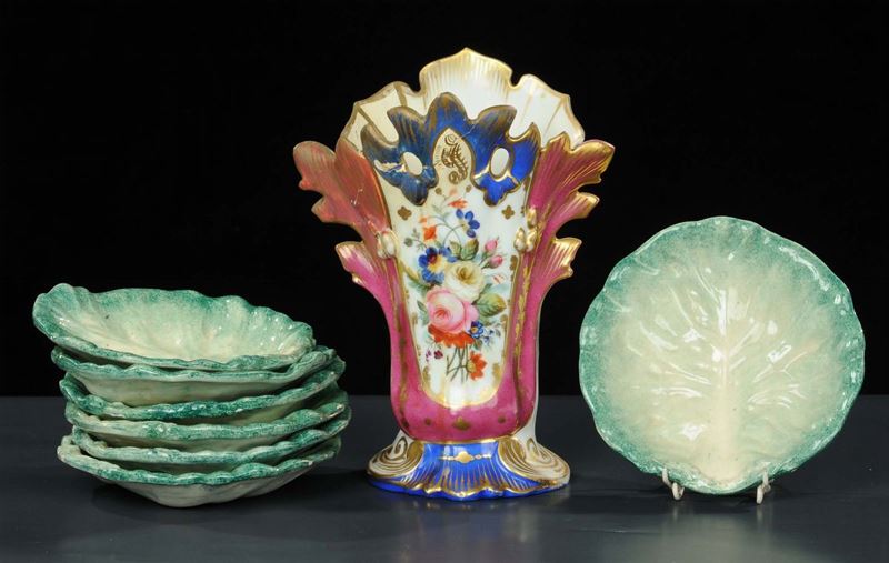 Lotto di ceramiche miste  - Asta Antiquariato e Dipinti Antichi - Cambi Casa d'Aste