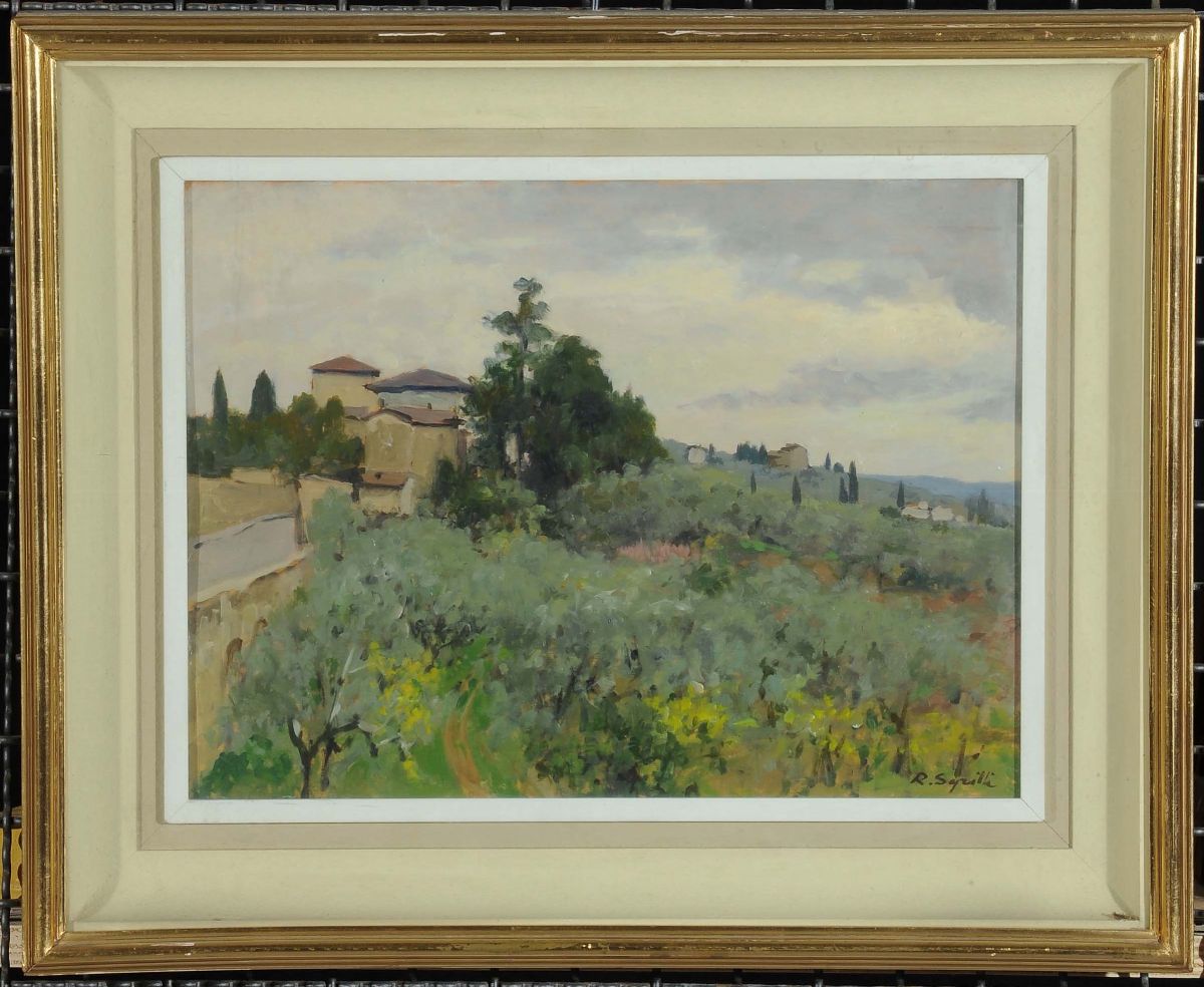 Roberto Sgrilli (1897-1985)collina a Firenze