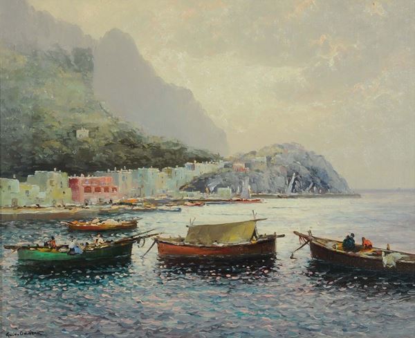 Guido Odierna (1913-1991) Barche da pesca