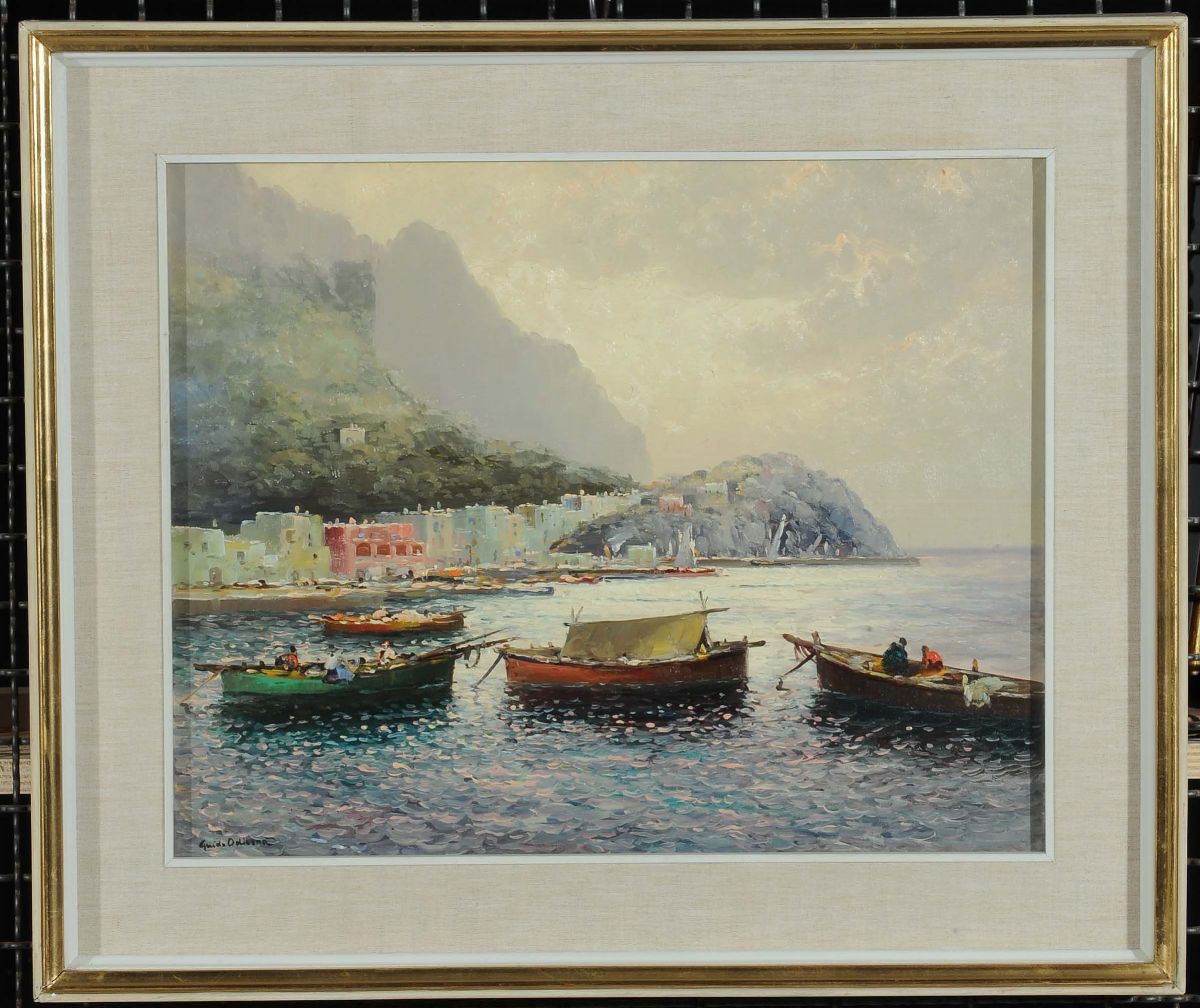 Guido Odierna (1913-1991)barche da Pesca