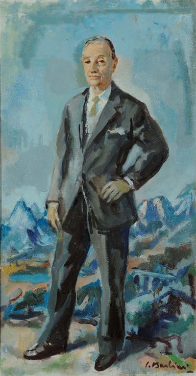 Contardo Barbieri (1900-1966)ritratto del Commendator Bardelli