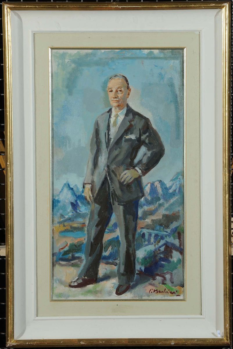 Contardo Barbieri (1900-1966)ritratto del Commendator Bardelli
