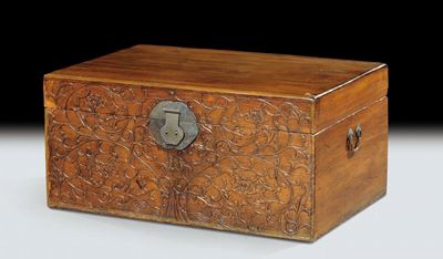 Cassa per Biancheria in Legno di Canfora, Cina 1890 Circa