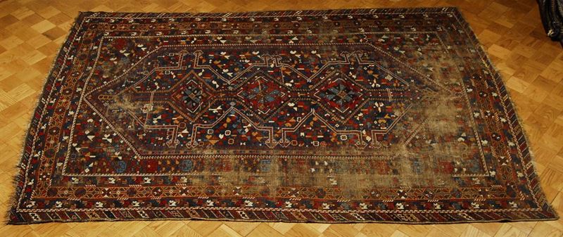 Tappeto Sud Persia, fine XIX inizio XX secolo  - Auction Antiquariato, Argenti e Dipinti Antichi - Cambi Casa d'Aste