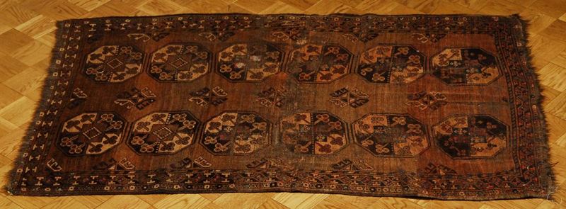 Tappeto afgano, fine XIX secolo  - Asta Antiquariato e Dipinti Antichi - Cambi Casa d'Aste