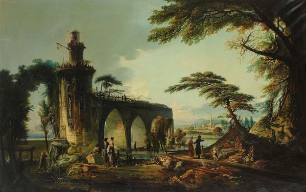 Anonimo del XIX secolo Paesaggio