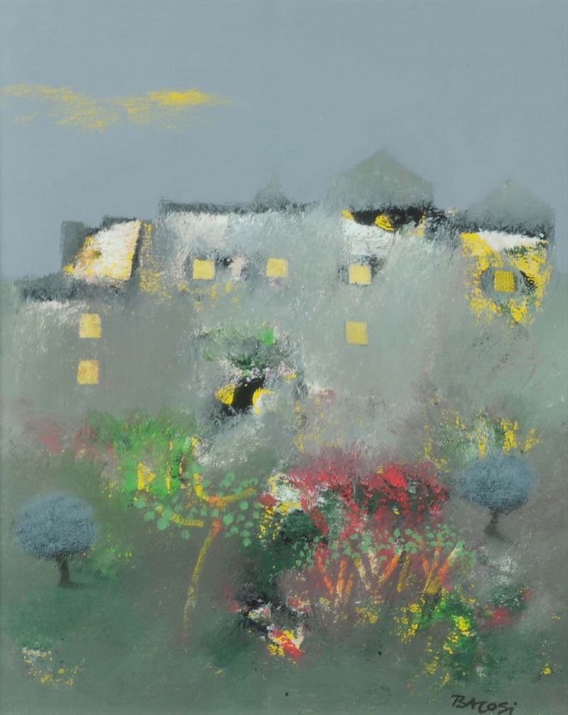 Manlio Bacosi (1921-1998) Casolari  - Auction Old Paintings and Furnitures - Cambi Casa d'Aste