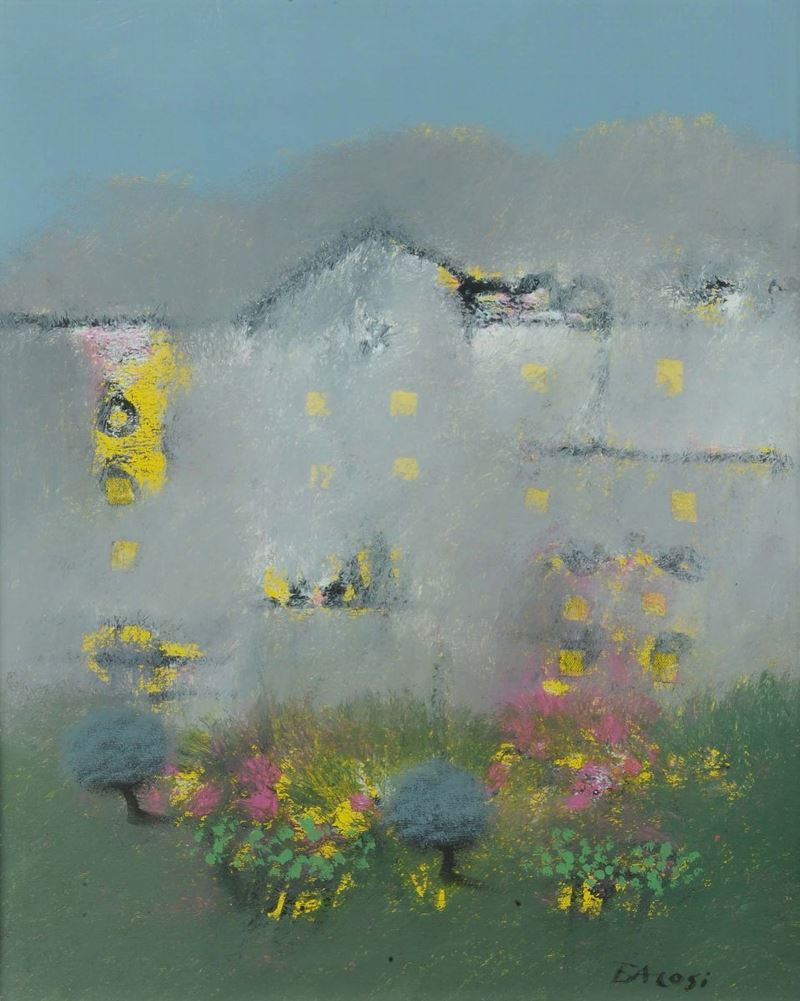 Manlio Bacosi (1921-1998) Casolari  - Auction Old Paintings and Furnitures - Cambi Casa d'Aste