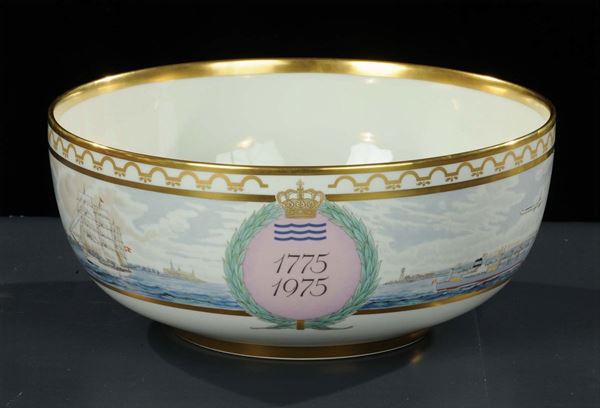 Cachepot in porcellana bianca, Copenhagen XX secolo