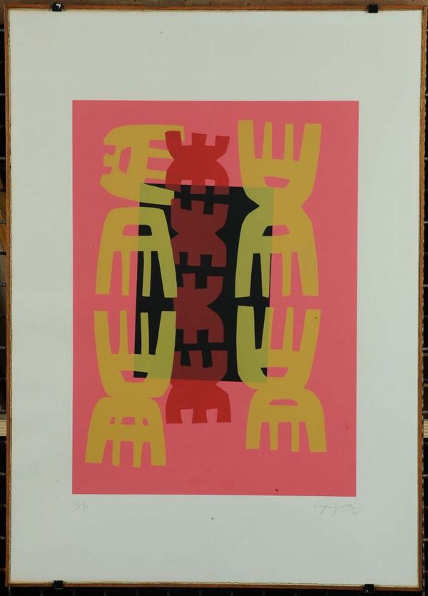 Giuseppe Capogrossi (1900-1972) Senza titolo, 1964