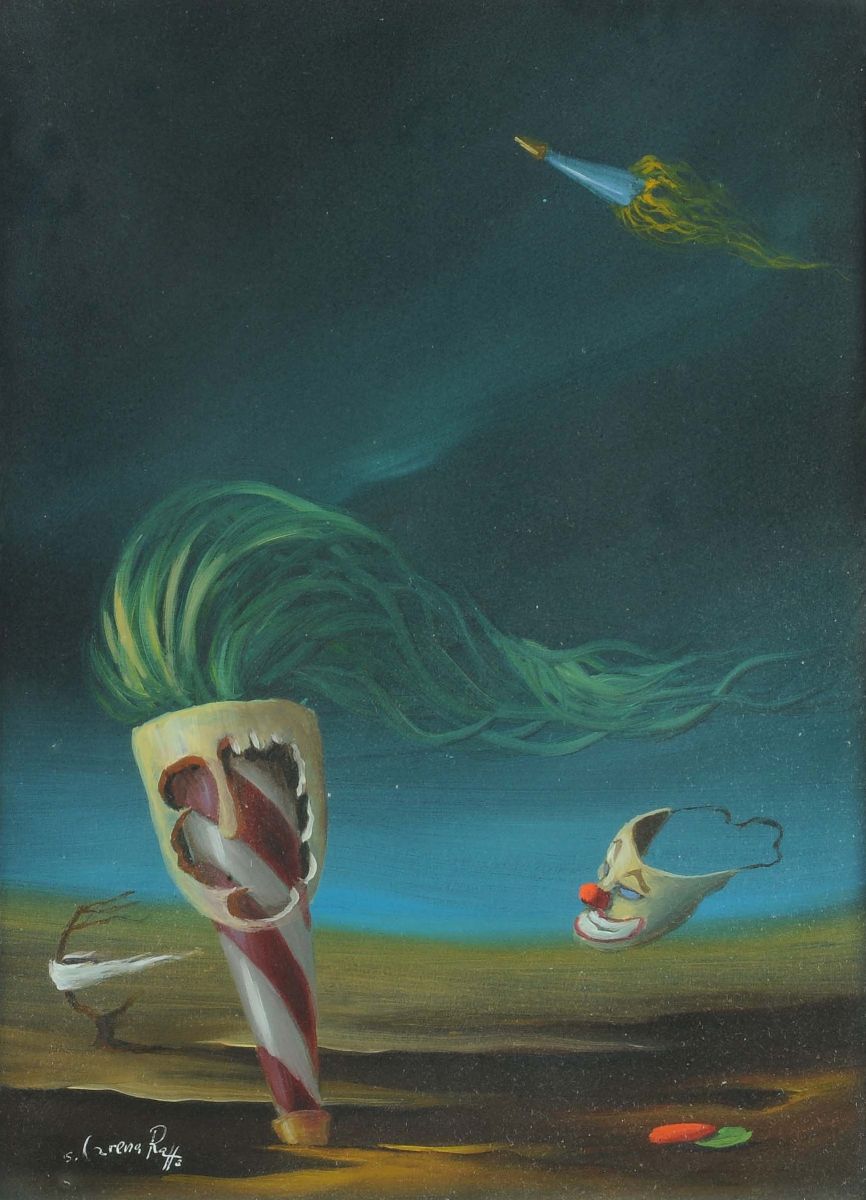 Sergio Carena Ratto (1928)i Clown di Fellini, 1994 e Dopo il Veglione, 1972