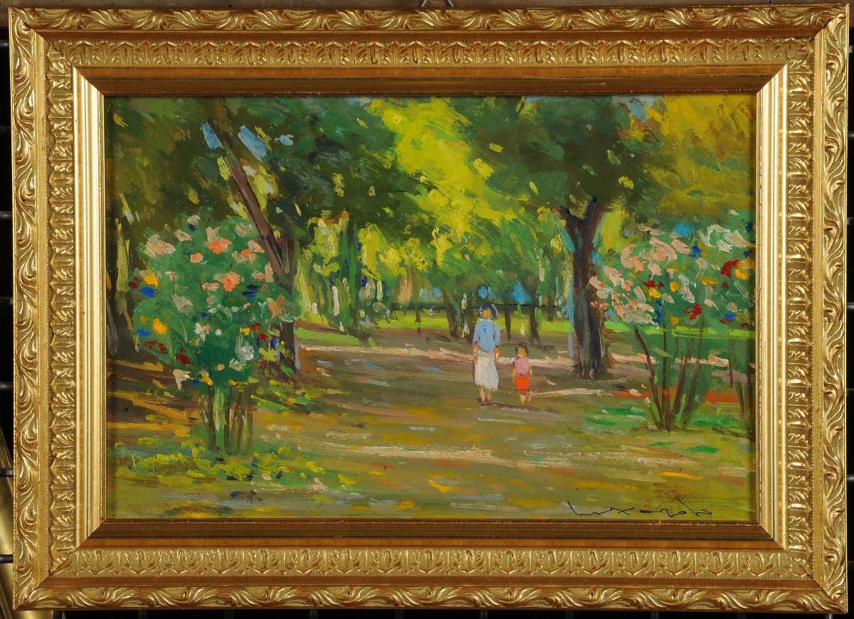 Giorgio Luxardo (1937)i Giardini a Livorno, 1967