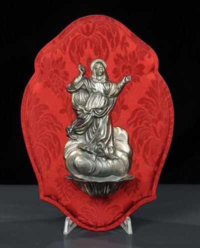 Acquasantiera in Argento, XIX Secolo