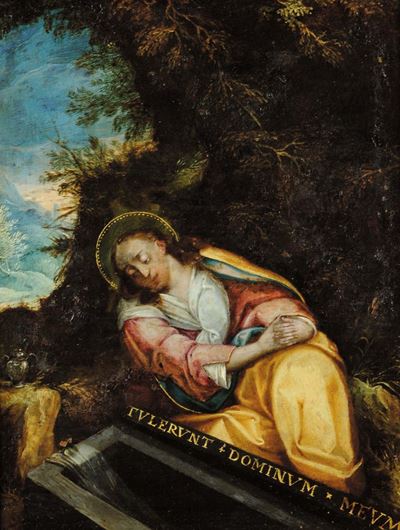 Scuola del XVII Secolosan Giovanni Evangelista al Sepolcro di Cristo
