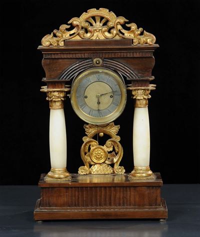 Orologio Impero a Tempietto