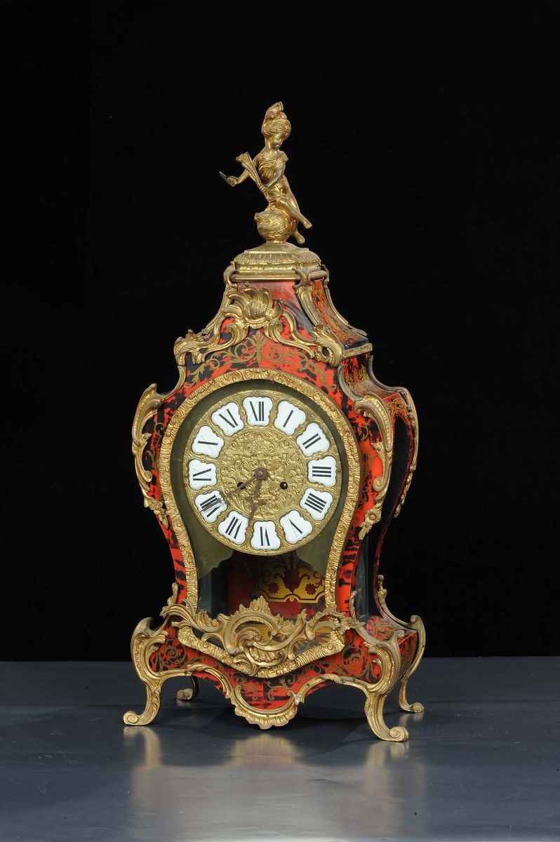 Orologio tipo Boulle, inizio XX secolo  - Auction Old Paintings and Furnitures - Cambi Casa d'Aste