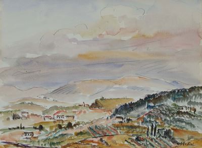 Osvaldo Medici (1902-1978)paesaggio