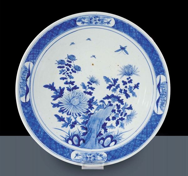 Piatto in porcellana, Cina XVIII secolo