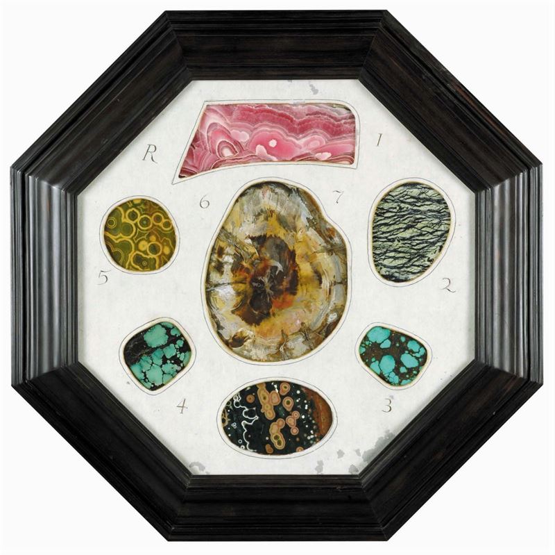 Campionario di marmi e pietre dure, XIX secolo  - Auction Old Paintings and Furnitures - Cambi Casa d'Aste