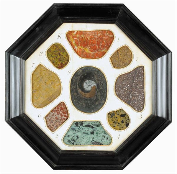 Campionario di marmi e pietre dure, XIX secolo