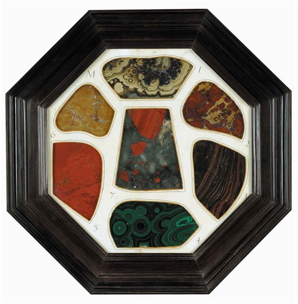 Campionario di marmi e pietre dure, XIX secolo