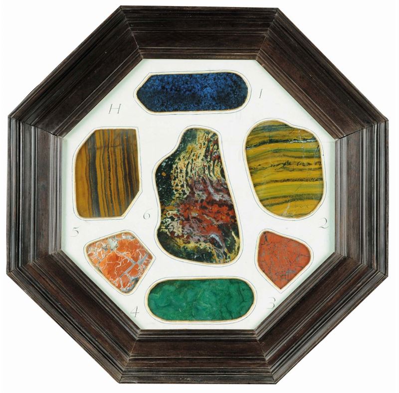 Campionario di marmi e pietre dure, XIX secolo  - Auction Old Paintings and Furnitures - Cambi Casa d'Aste