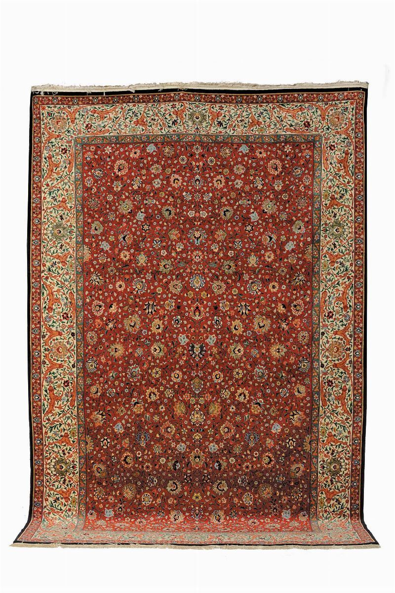 Tappeto persiano Tabriz, inizio XX secolo  - Auction Old Paintings and Furnitures - Cambi Casa d'Aste