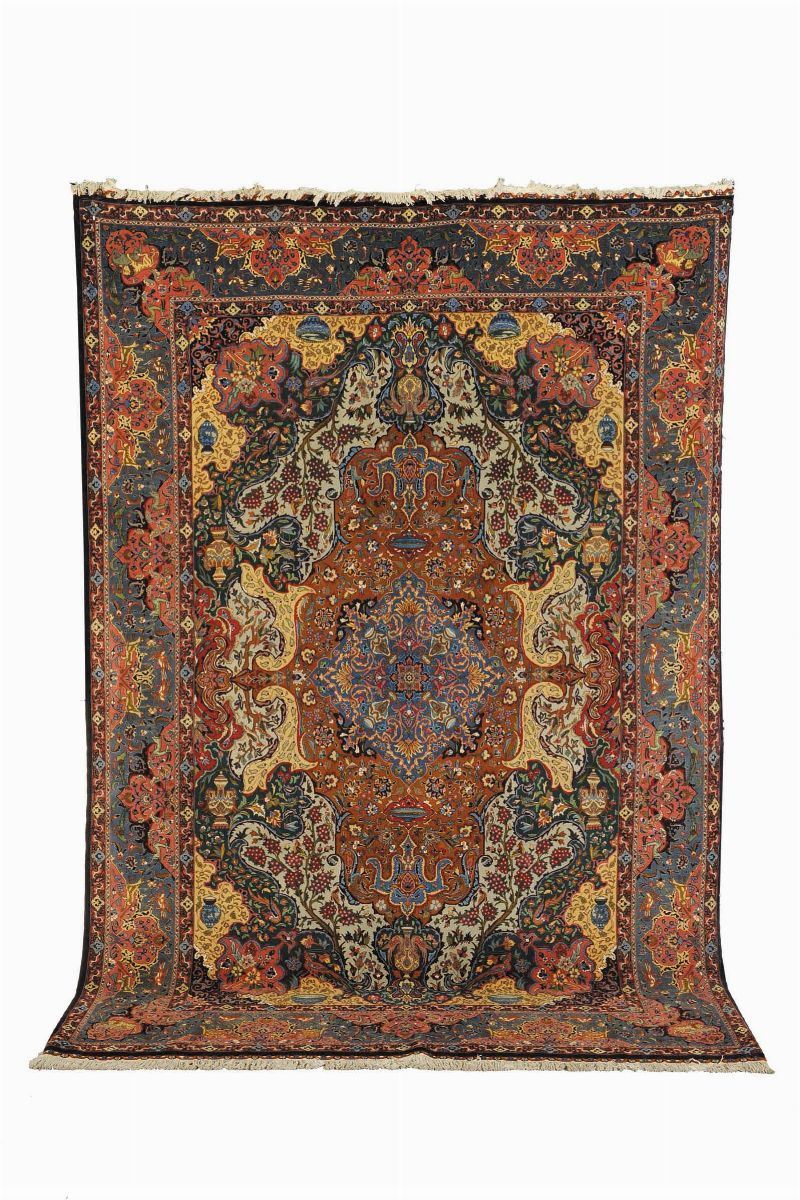 Tappeto persiano Tabriz, inizio XX secolo  - Asta Antiquariato e Dipinti Antichi - Cambi Casa d'Aste