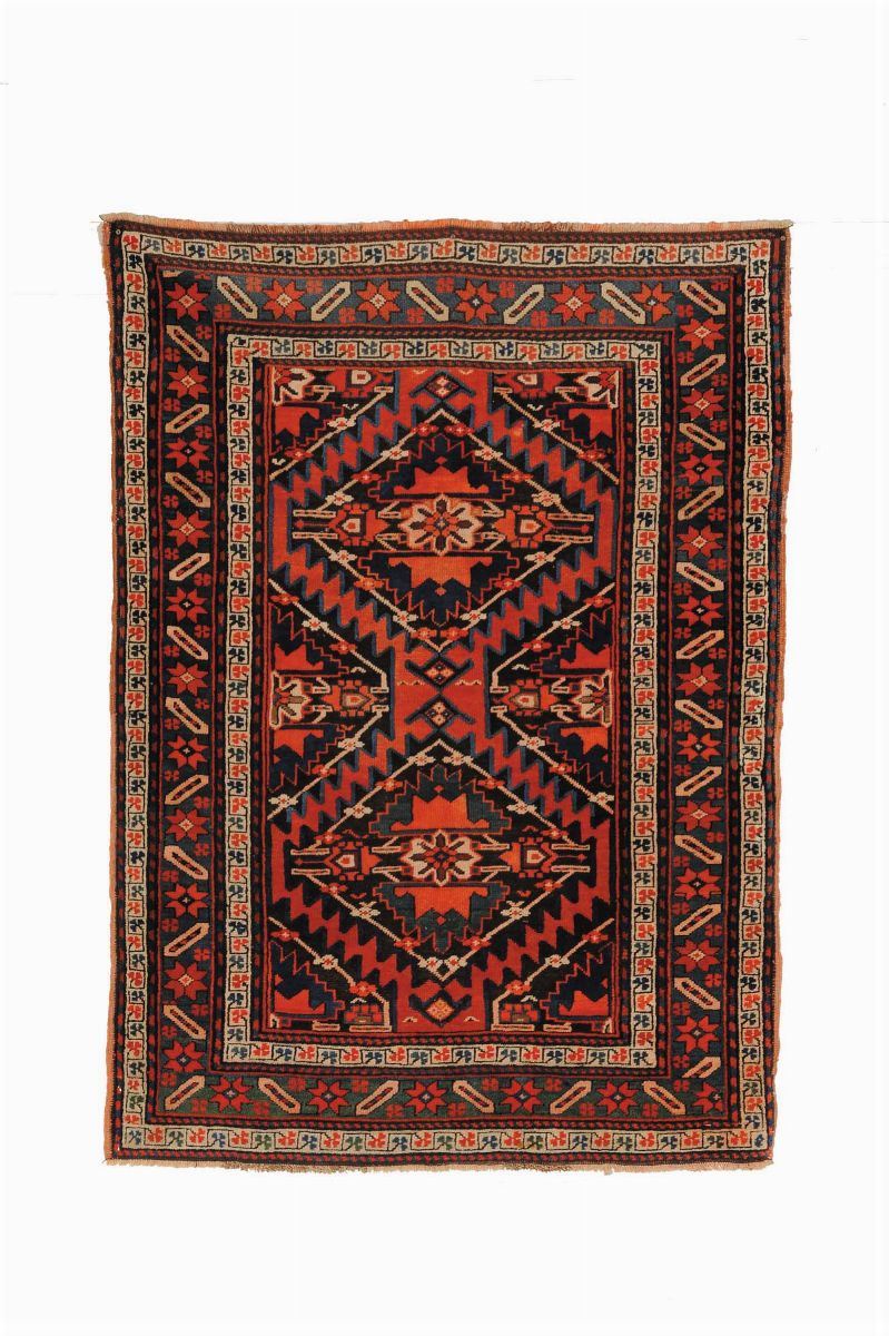 Tappeto caucasico, fine XIX secolo  - Asta Antiquariato e Dipinti Antichi - Cambi Casa d'Aste